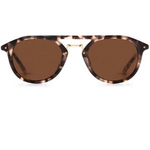 Krewe Gravier Tortoise Sunglasses